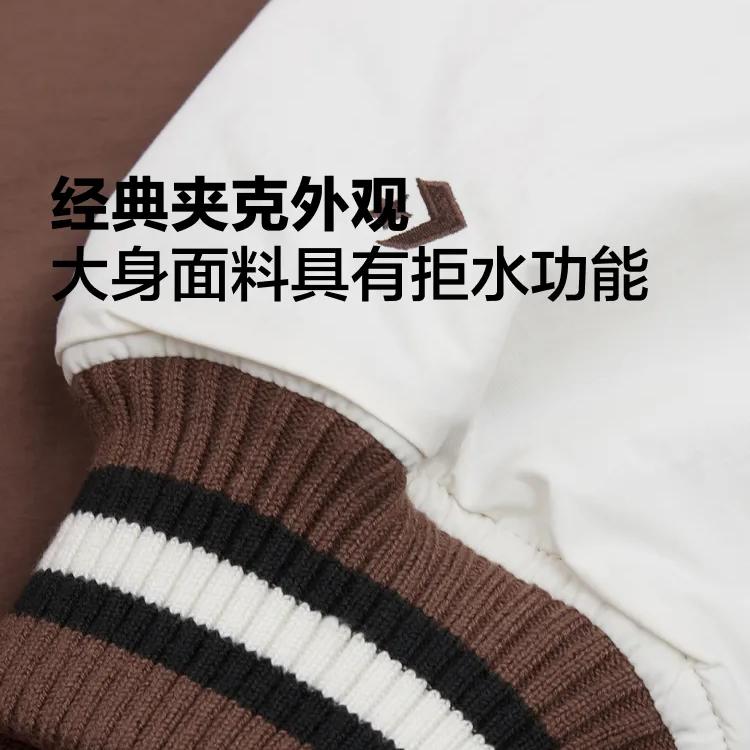 New Converse Varsity Graphic Bomber Jacket 10026976-A04