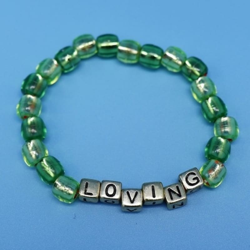 BONBEAU Pop Colorball Initial Bracelet