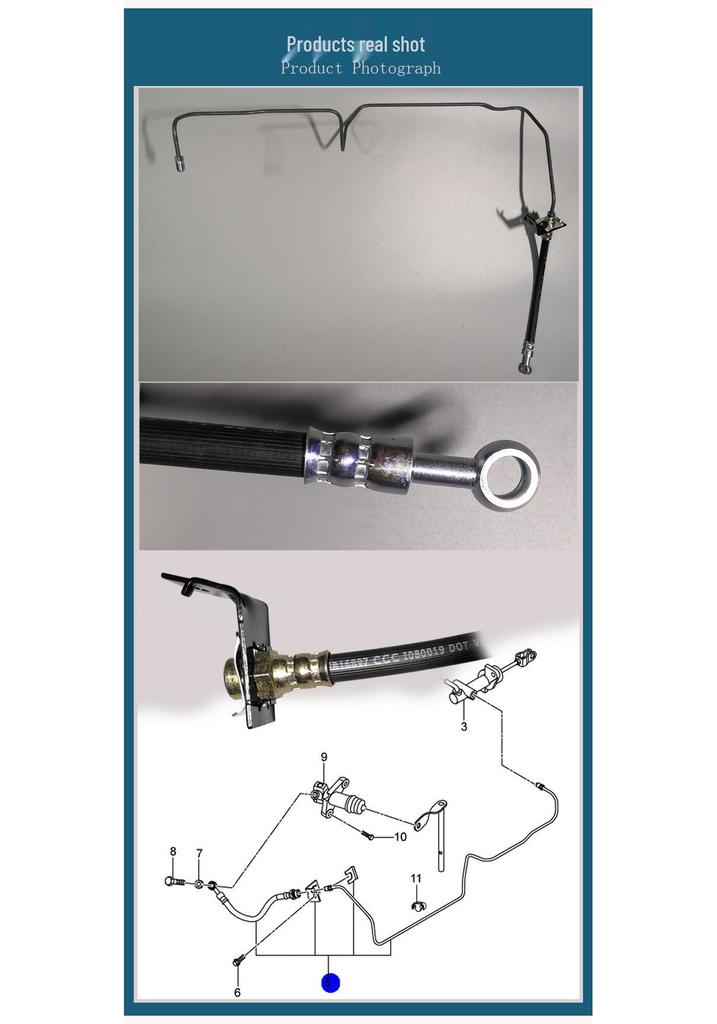 Clutch Actuator Cylinder Oil Pipe for Chevrolet Lacetti 1.4/1.6