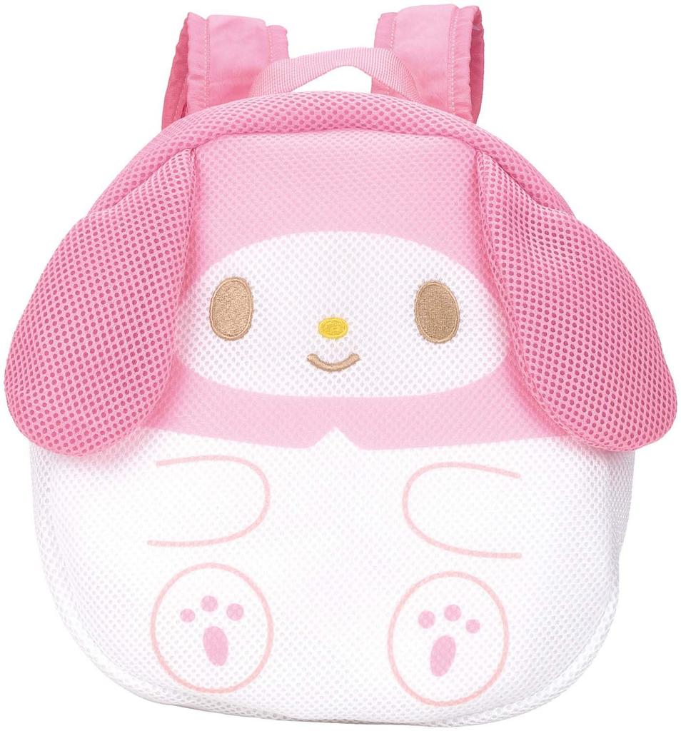 Skater RYUM1D-A Die-Cut Mesh Backpack with Sanrio My Melody Design
