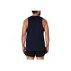 Asics Logo Round Neck Sleeveless Vest Men tops Midnight-Blue 2011D295-400