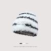 Winter bear new plush ear protection knitted hat female cute fashion versatile face small wool hat