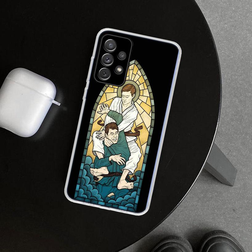 Judo Jiu Jitsu BJJ Brasilianische Handyhülle für Samsung Galaxy A12 A22 A32 A52 A72 A02S A51 A50S A31 A20S A10S Note 20 Ultra 1