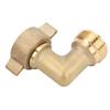 90 Degree Water Hose Elbow Solid Brass Construction 3 4inch Thread Water Inlet Adapter for RV Motorhome Trailer Marine
