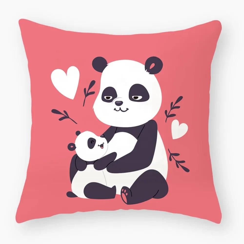 

Милая мультяшная панда наволочка для кабинета офисная гостиная домашняя наволочка украшения для автомобиля 12x12Inch