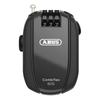 ABUS Combiflex Cable Lock for Securing Prams and Luggage Long 3mm Thick Numbered Black - Skis, Helmets, - 85-85cm - - -