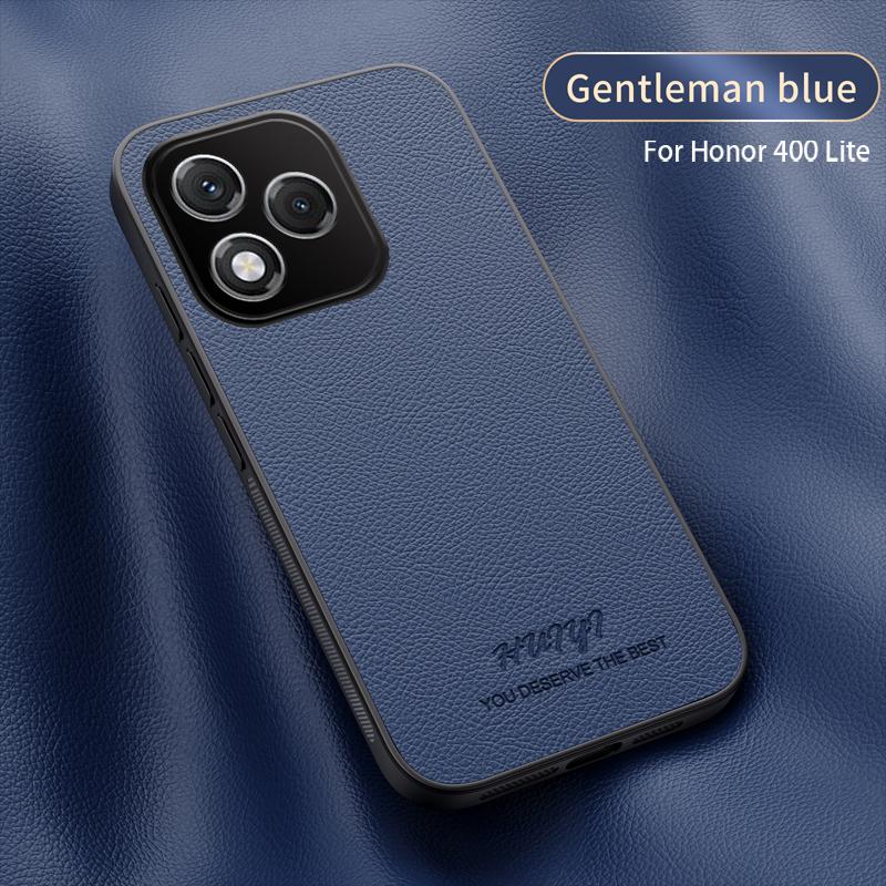 Leather Case for Huawei Honor 400 Lite 5G Car Magnetic Holder Wireless Charge Silicon Phone Cover Honor400Lite ABR-NX1 ABR-N31C1