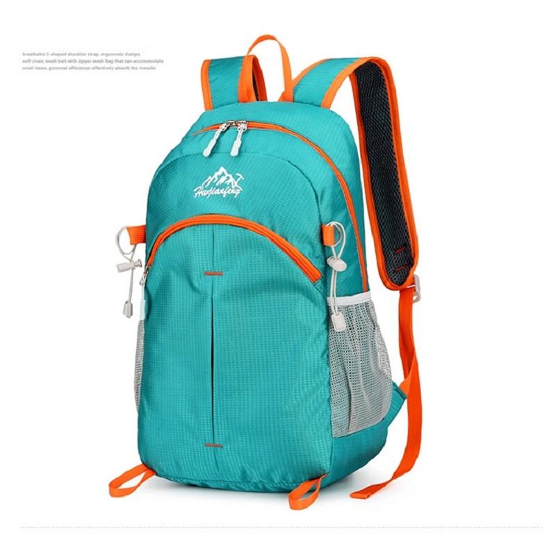 Unisex Portable Hiking Backpack Folding Mountaineering Bag Women Ultralight Outdoor Climbing Cycling Travel Knapsack Backpack