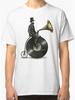 Men's Harajuku Stone Statue David T-Shirt Movie Jack Dawson Leonardo DiCaprio Patchwork Print Tops Casual Streetwear T Shirt Men