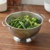 Durable Nonrust Steel Kitchen Strainer Elevated Base Design for Dry Food Handling Fine Meshes Filter Rusts Proof