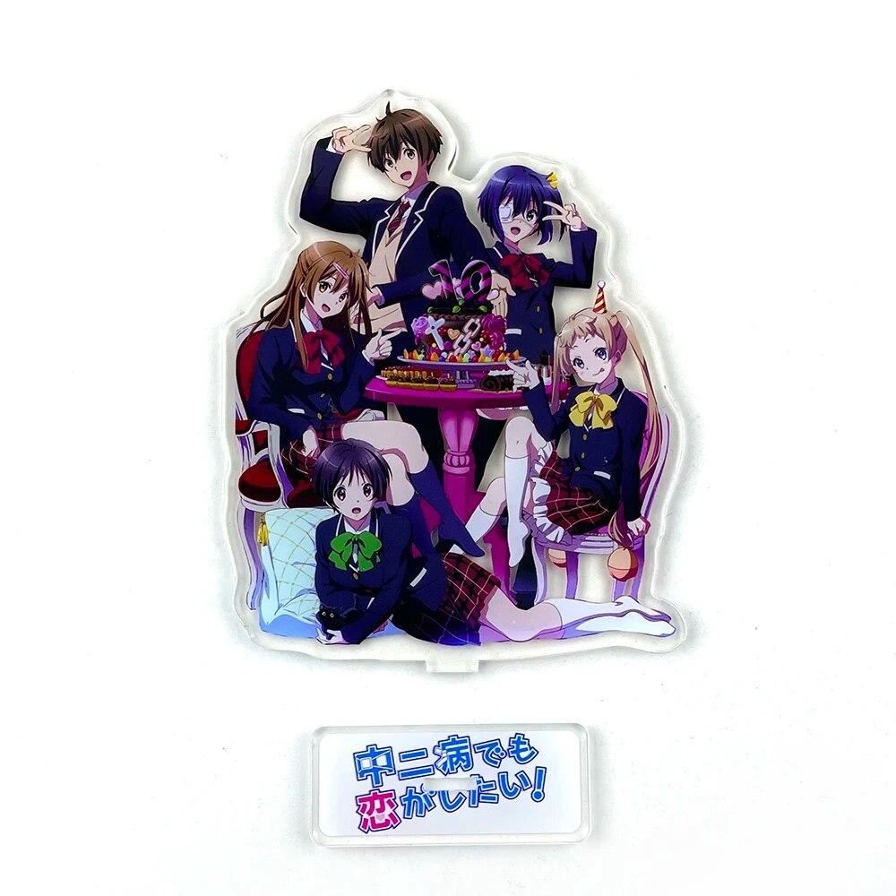 Chuunibyou Demo Koi Ga Shitai Rikka Sanae Yuuta Shinka Satone Kumin Acrylic Stand Standee Toy Figure