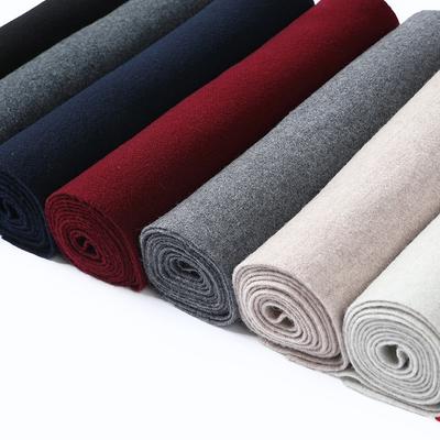 2025 Winter New Pure Wool Scarf Solid Color Men's and Women's Universal Fashion Warm Scarf
