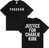 Prayers Up for Charlie Kirk Freedom T Shirt Unisexs Clothing Harajuku Y2k High Street Tshirts Unisex Casual Comfort Oversized Tshirt