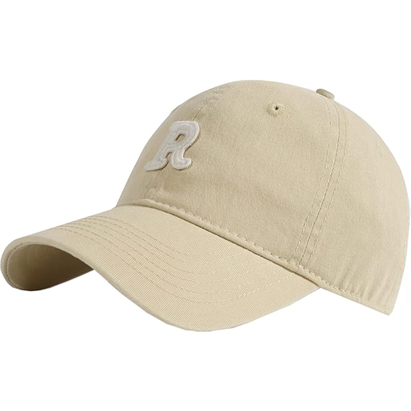 

[White Fang] hat English letters logo cap simple design Fashionable cool men s CA480 (beige)