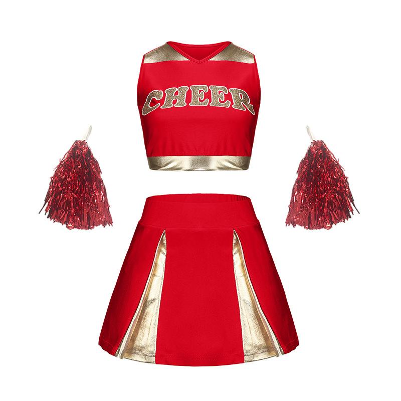 Children s Cheerleading Costumes Team Games Campus Students Cheerleading Costumes Performance Costumes 120cm