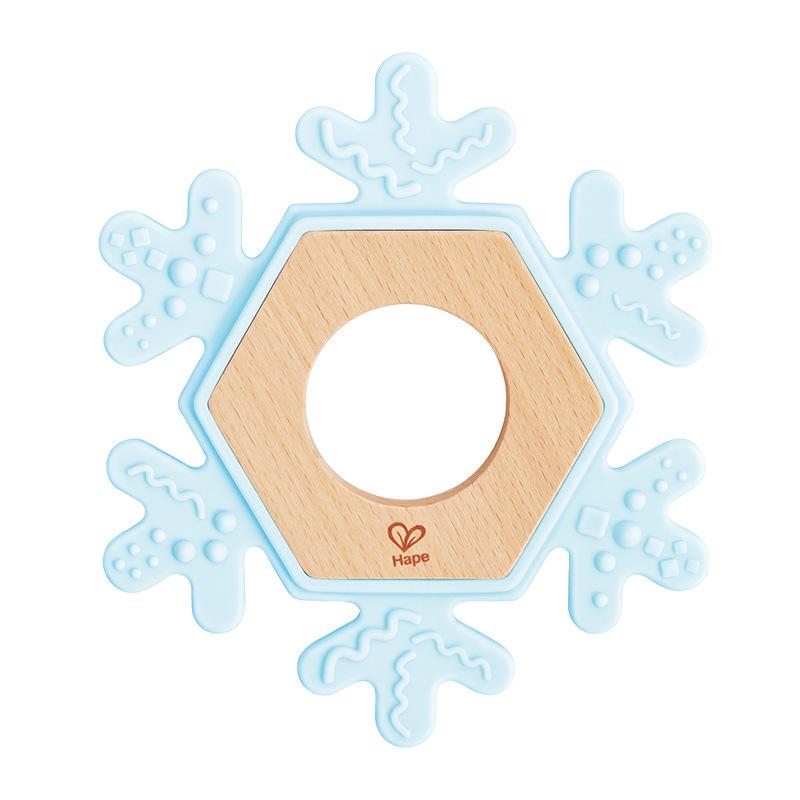 Hape Baby Rattle Set - 6-Piece Infant & Toddler Teether Plush Toy (0-1 Year)