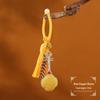 National Style Jade Ruyi Keychain Pendant: Cultural Gift Ornament