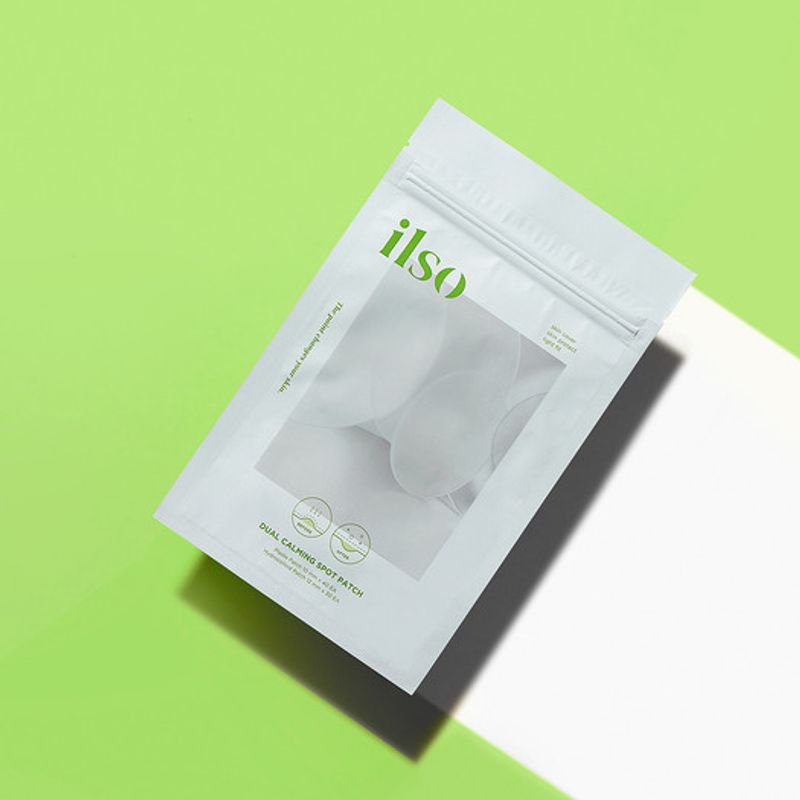 Ilso Dual Calming Spot Patch (Plaster Patch (10mm x 40ea) Hydrocolloid Patch (12mm x 30ea))