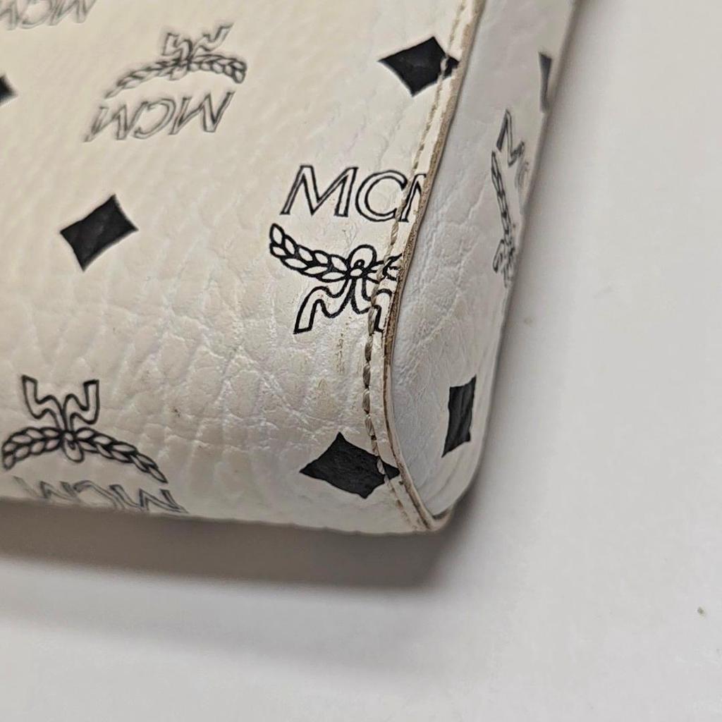[Gebraucht] Modische Vintage Logo-Print PVC Umhängetasche Mittel - Akzeptabel #1GMPWG0