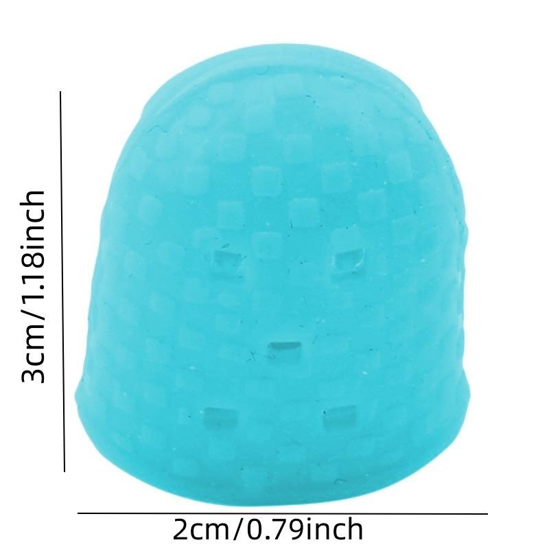 5/10pcs Sewing Thimble Breathable Protective Silicone Finger Thimble Finger Cover Caps Quilting Sewing Needlework Craft NEW