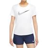 New Nike Set In Sleeve T Shirt Women's White DX1026-100