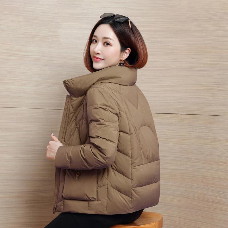 

SNOWFLYING 2025 Women s Short Stand Collar Down Jacket X40143534F 3XL