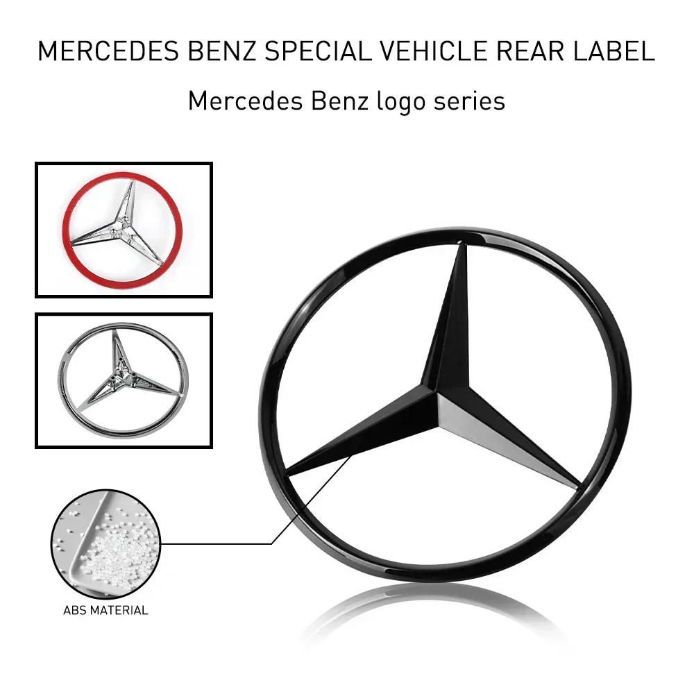 Autoaufkleber 2025 Heiß Für Mercedes Benz ABS Auto Original Heck Kofferraum Stern Abzeichen Aufkleber Für Mercedes Benz GLS SLK Klasse W21