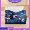 Denim Shin-chan Luxus Cartoon Taschentuchbox für Zuhause & Büro