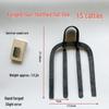 Hand-Forged Four-Tooth Steel Hoe Rake with Long Handle for Agriculture