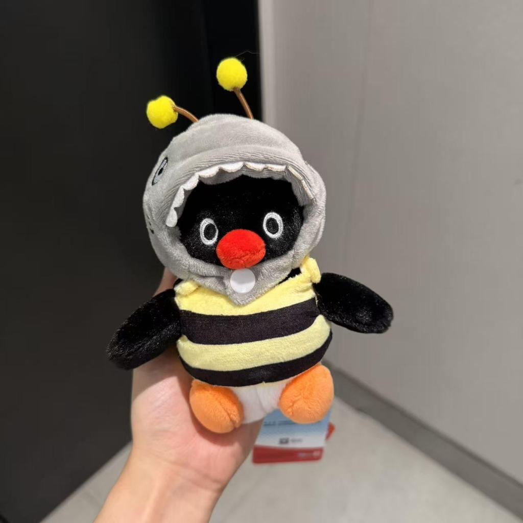 Genuine Penguin Family Bag Charm - Autumn/Winter Series Plush Toy Keychain