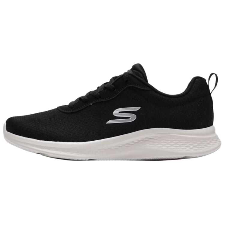 Skechers Skech-Lite Pro 2.0 Women Black Low Top Running Shoes Fabric Synthetic Leather Breathable Comfort 150627-BKW 35