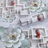 Home Decor Retro Floral Wallpaper Renovation of Bedroom and Living Room Decorative Walls