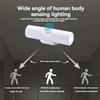 1/2/4Pcs LED Motion Sensor Wall Light USB Rechargeable Night Light Dimmable for Stairs Bedroom Hallway Christmas Gift