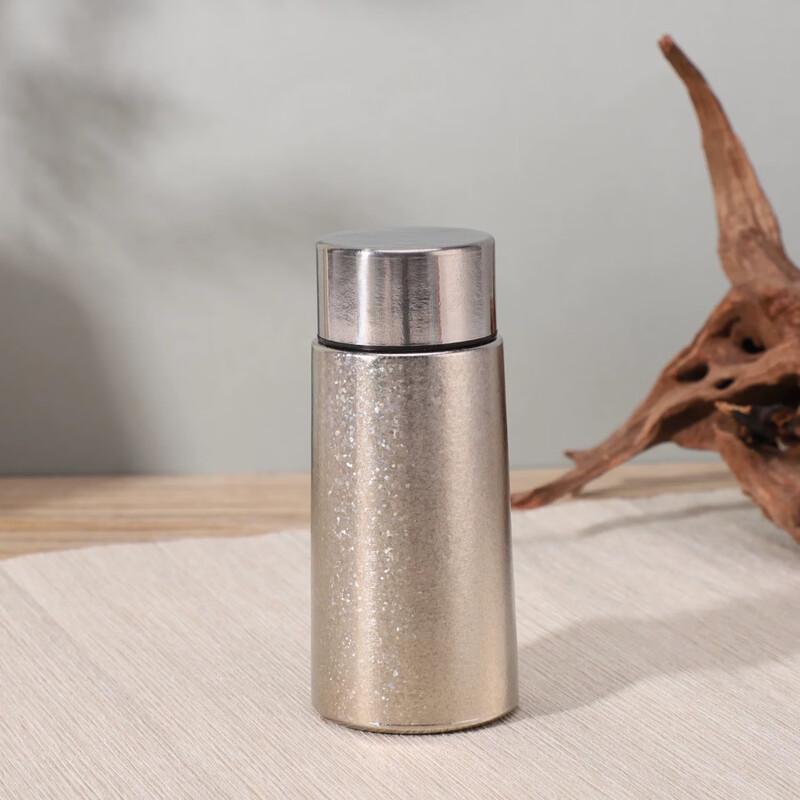 Shangqi Portable Titanium Mini Insulated Bottle