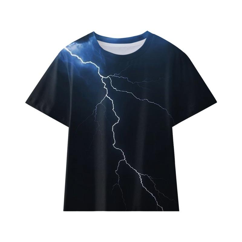 Children's Flash Series Children's Short Sleeve T-shirt 3D Printed Short Sleeve T-shirt