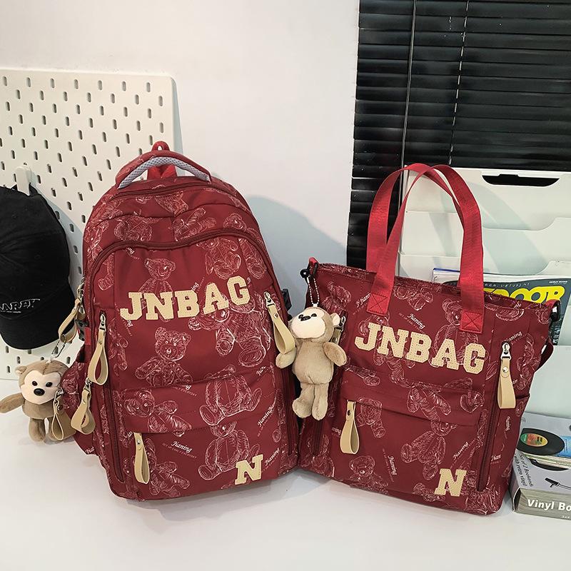 Schoolbags for Children and Elementary School Students  Two Piece Set of Boys and Junior High School Students  Girls and Backpacks