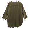 Milok made in Japan 7 minutes sleeve SIDE H QS SHIRTS Cut 46 olive Men's Used