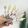 12Pcs Cute Tulip Neutral Pen 0.7mm Quick Drying Student Notes Neutral Pen Stationery Writing Pen Kawaii School Supplies