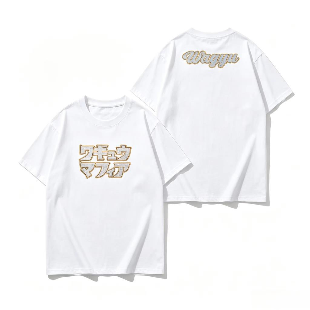 Summer Hot Sale 2026 BTS V Wagyumafia Same Style T-shirt Y2K Men Women Cotton Round T-shirt Hip Hop Streetwear Gothic Cotton Oversized T-shirts