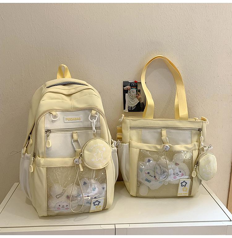 Torebka szkolna urocza dziewczynka wysoka wartość dopamina ból duża pojemność słodki lek makijażu