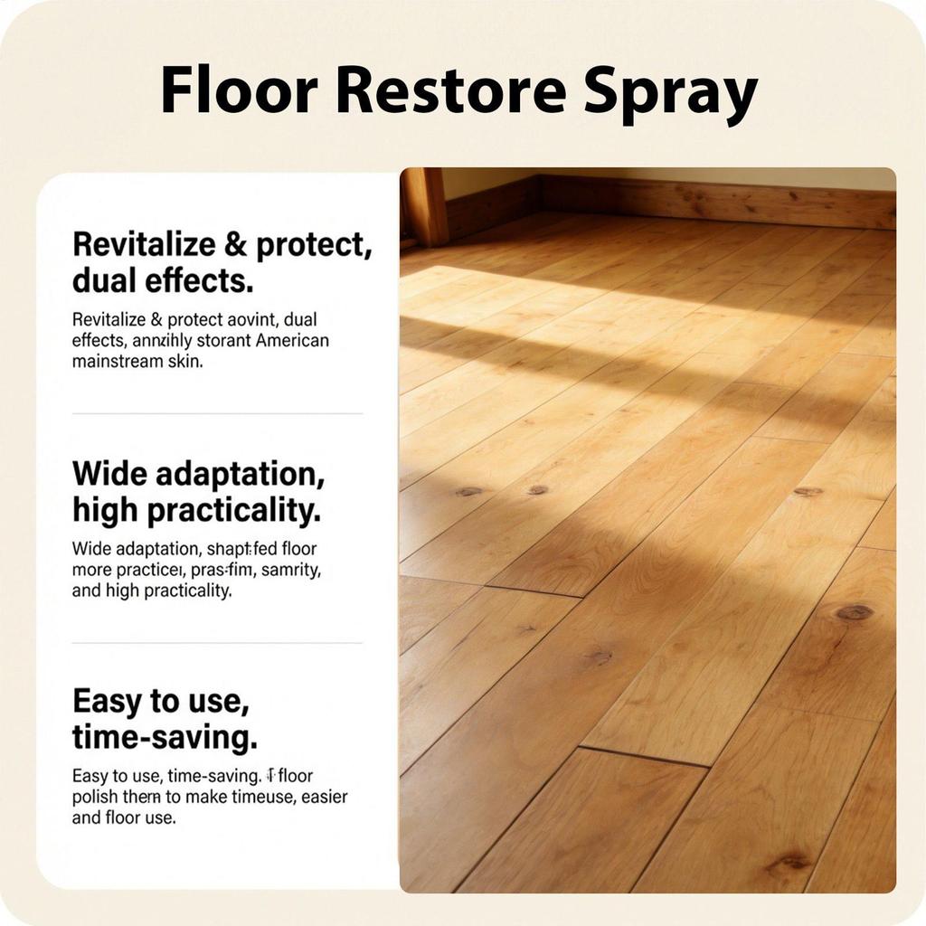 100ml Floor Restore Solution liquid Flooring Renewal Agent Wood Floor Polishing Care for Home Apartment Dormitory Living Room
