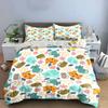 "Cartoon Cat Print Decor Set" Soft Comfortable Duvet Cover Bedding Set Included 1*Duvet Cover & 2*Pillowcases Gift