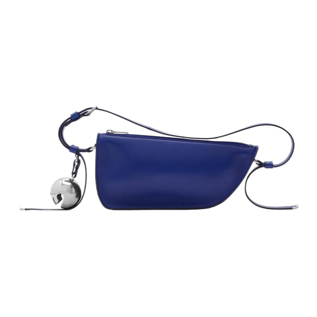 Burberry Adjustable Leather Strap Zipper Closure Lambskin Crossbody Shoulder Bag Women bags Knight-Blue 80788571