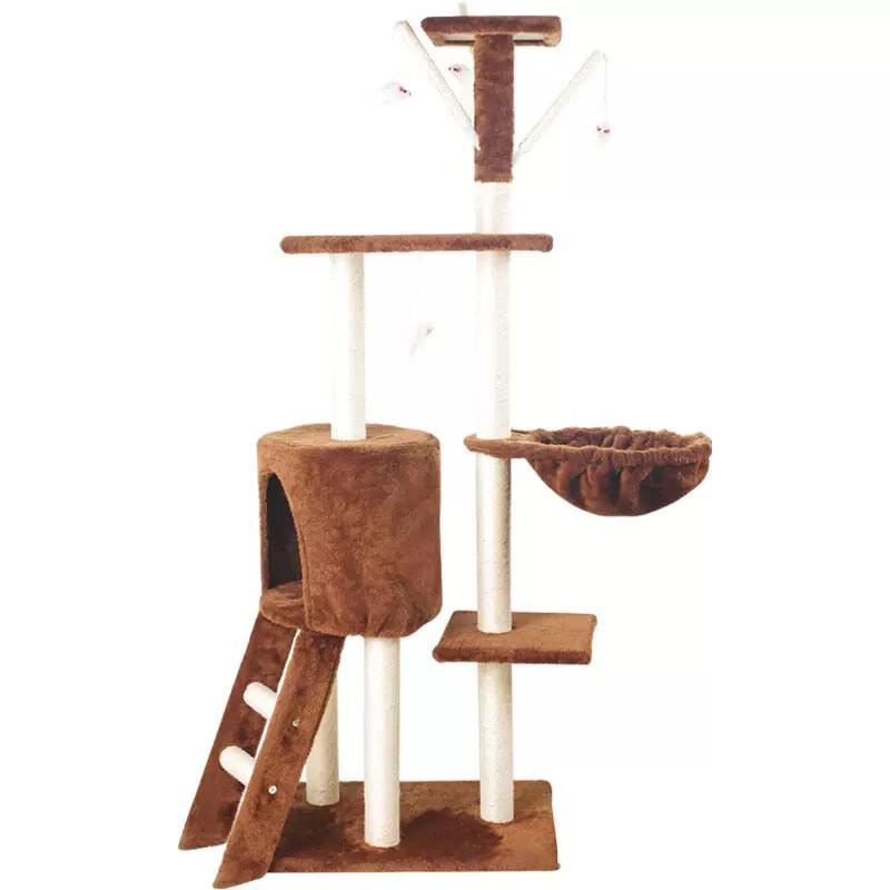 Dienmern 5-Tier Deluxe Sisal Cat Tree & Condo