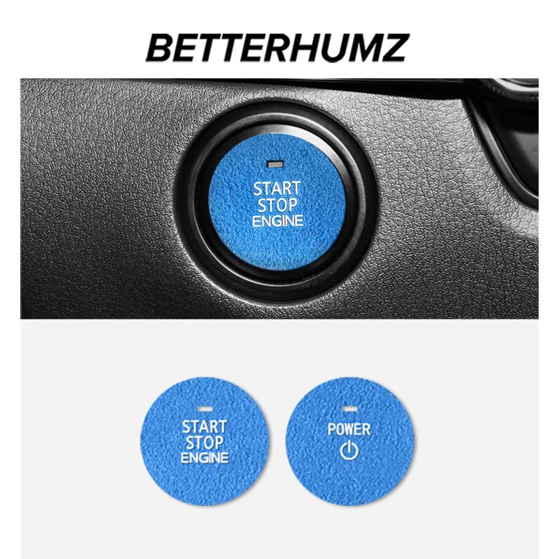 Betterhumz For Mazda 3 Axela CX50 CX30 - Made of Alcantara Engine Ignition Start Stop Trim Stickers Car Interior Accessories