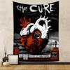 The Cure Arazzo Colorato da Appendere Appeso Tarot Tappeti da Parete Hippie Decorazioni Murali per Stanza