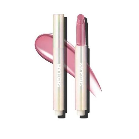 SHEGLAM Perfect Plumping Lip Plumper Coconut Oil Gloss Glossy Lipstick (Makin Blush)