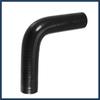 1 Set 19mm 0.75" ID 90 Degree Elbow Engine Silicone Hose Black Stylish Design