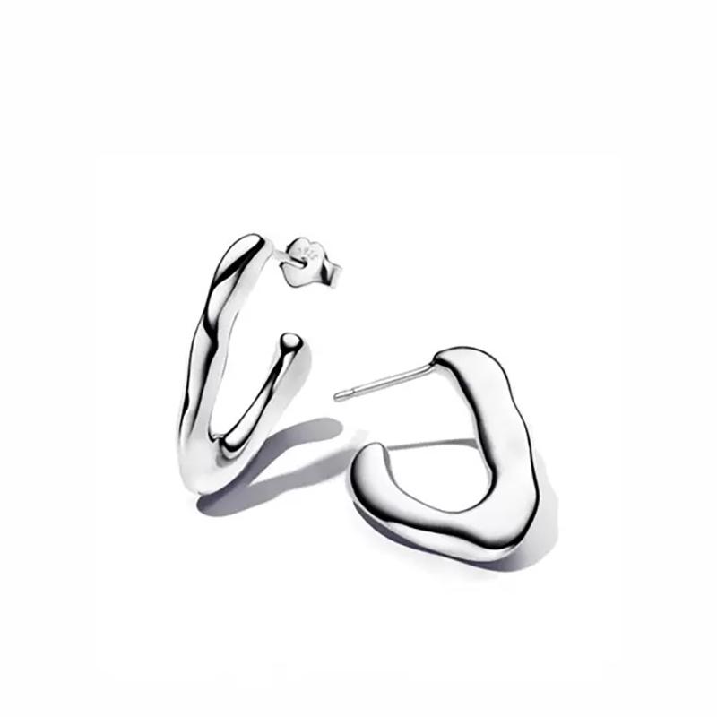 925 Silver Hollowed-out Carving Pearl Earrings Fit Women's Festivals Exquisite Charm Jewelry Trinkets Gifts
