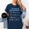 Autism Acceptance T- Shirt Neurodiversity Support SPED Teacher Gift Tee